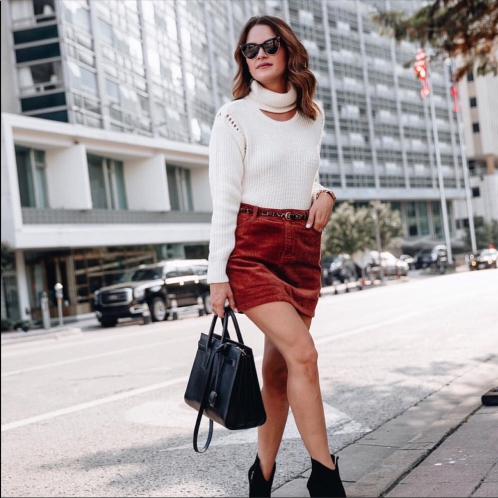 Sanctuary corduroy skirt!